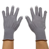 Two hands wearing GloveUp antimicrobial work gloves.