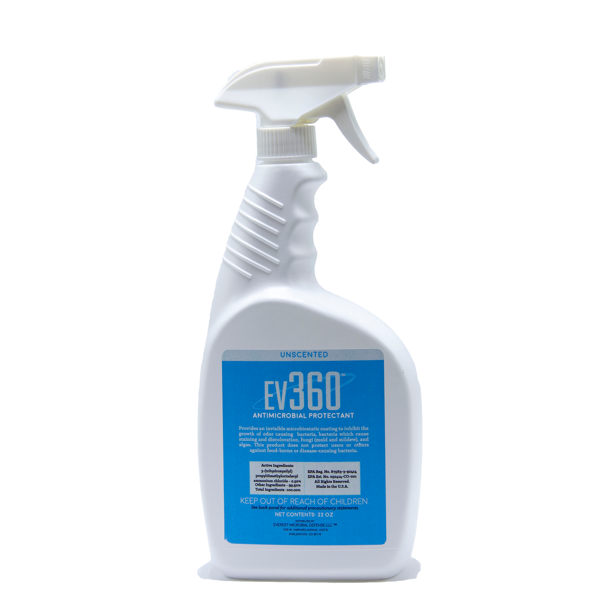 EV360 Antimicrobial Surface Protectant | 90 Day Mold Prevention 32oz Spray Bottle